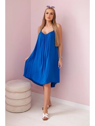 Mėlynos spalvos suknelė SKN0046