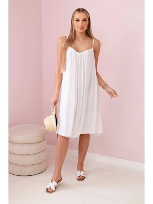 Baltos spalvos suknelė SKN0046