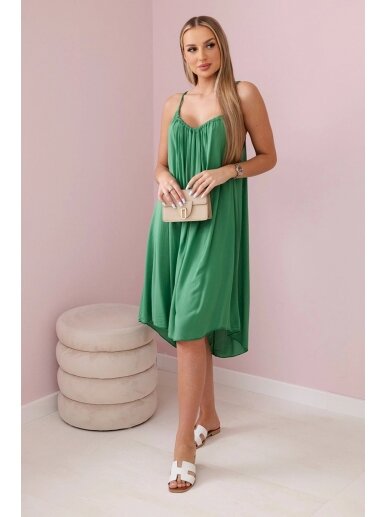 Žalios spalvos suknelė SKN0046 1