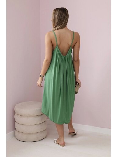 Žalios spalvos suknelė SKN0046 2