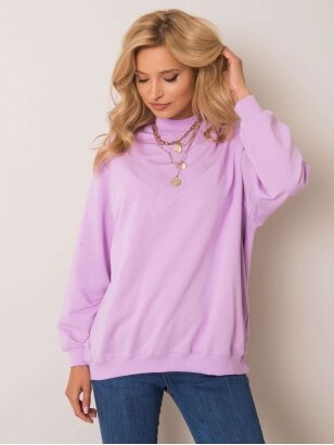 Šviesiai violetinės spalvos džemperis MOD2268