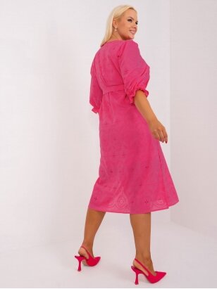 Rožinės spalvos suknelė MOD2321 GP